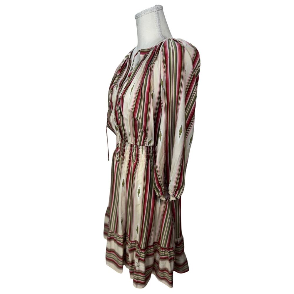 Ariat Lovell Western Smocked Mini Dress Small Rodeo Festival Country Cowgirl - Picture 14 of 16